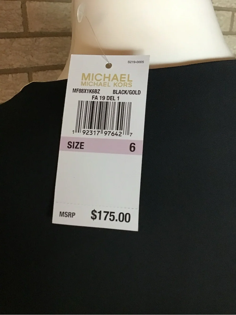 Michael Kors Sleeveless Black Belted Wide-Leg Jumpsuit with Gold Detail